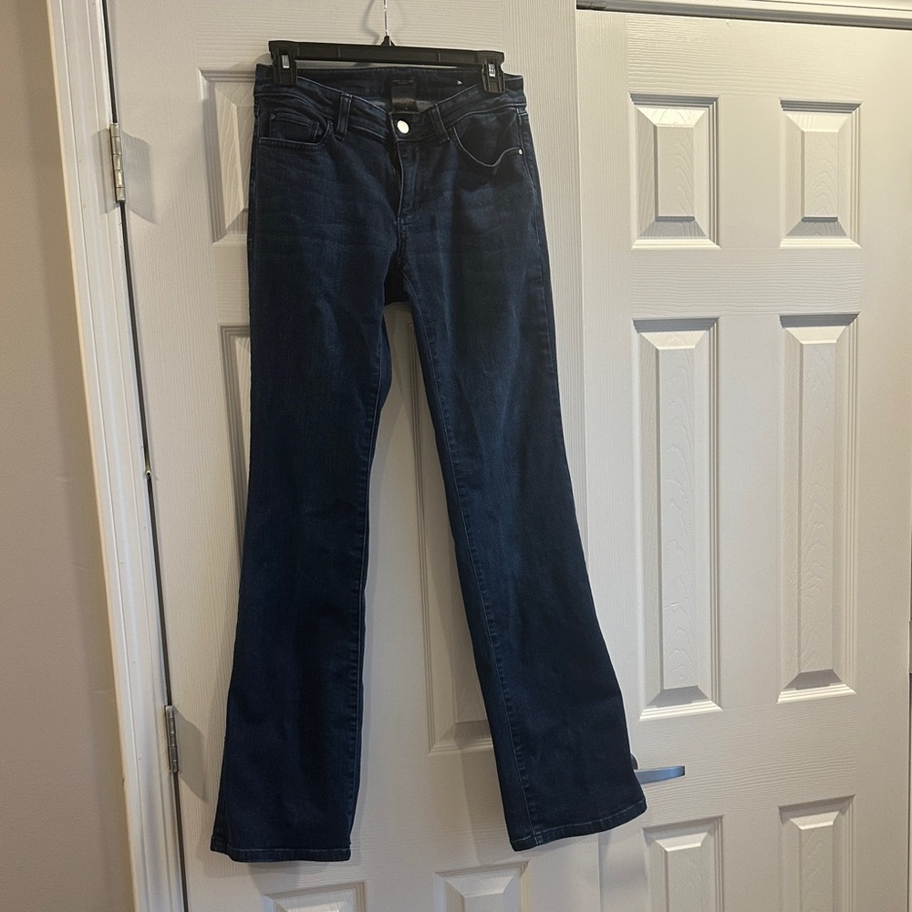 Ann Taylor Factory Dark Blue Flare Jeans